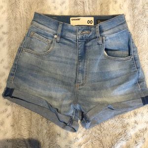 Garage ultra high rise jean short